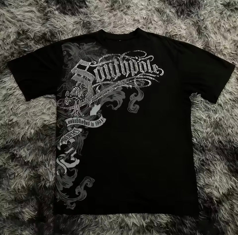 Y2k Cybershot short sleeved shirt